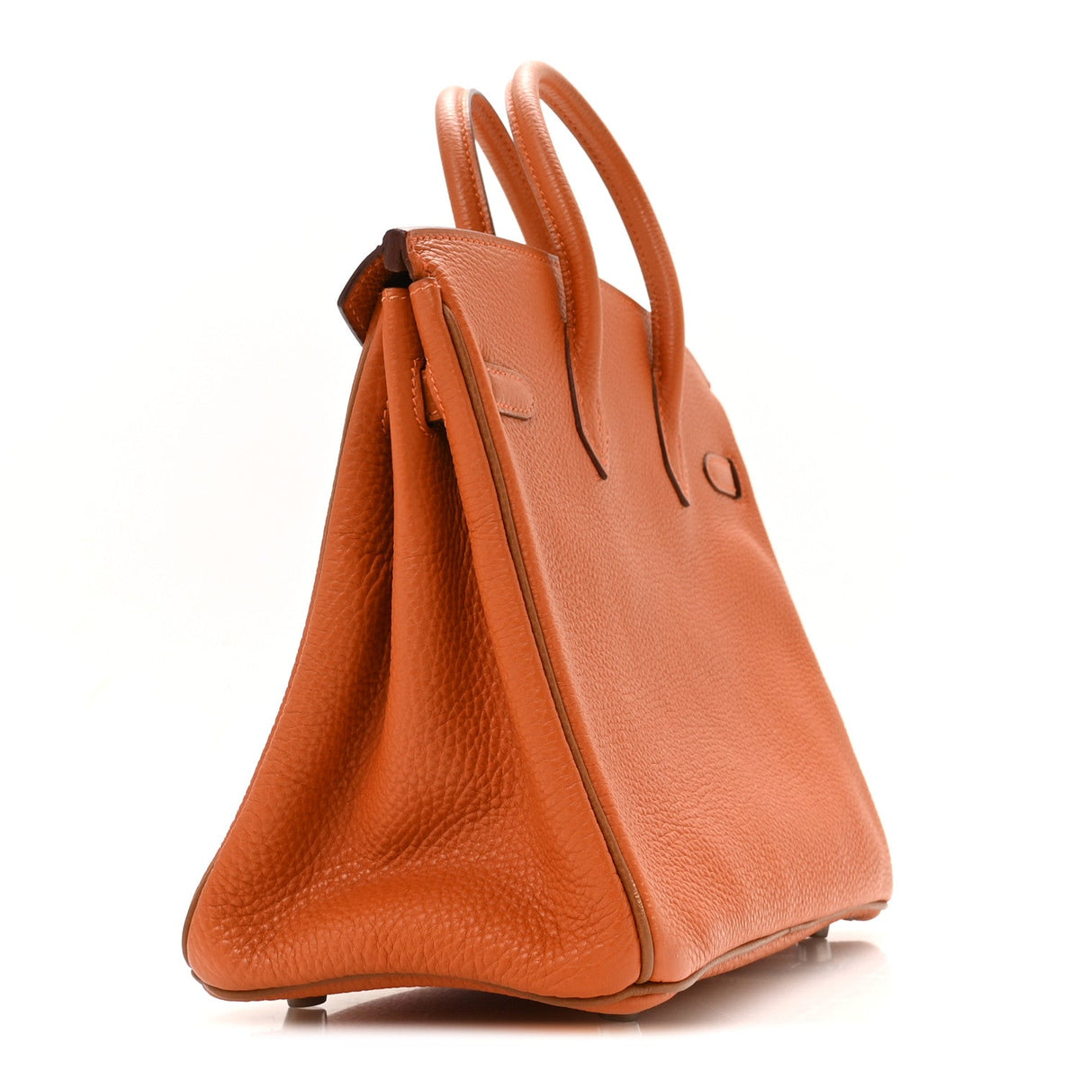 Togo Verso Birkin 25 Potiron Fauve Handbag