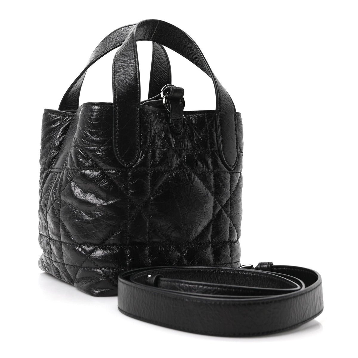 Small Calfskin Tote Bag - Black