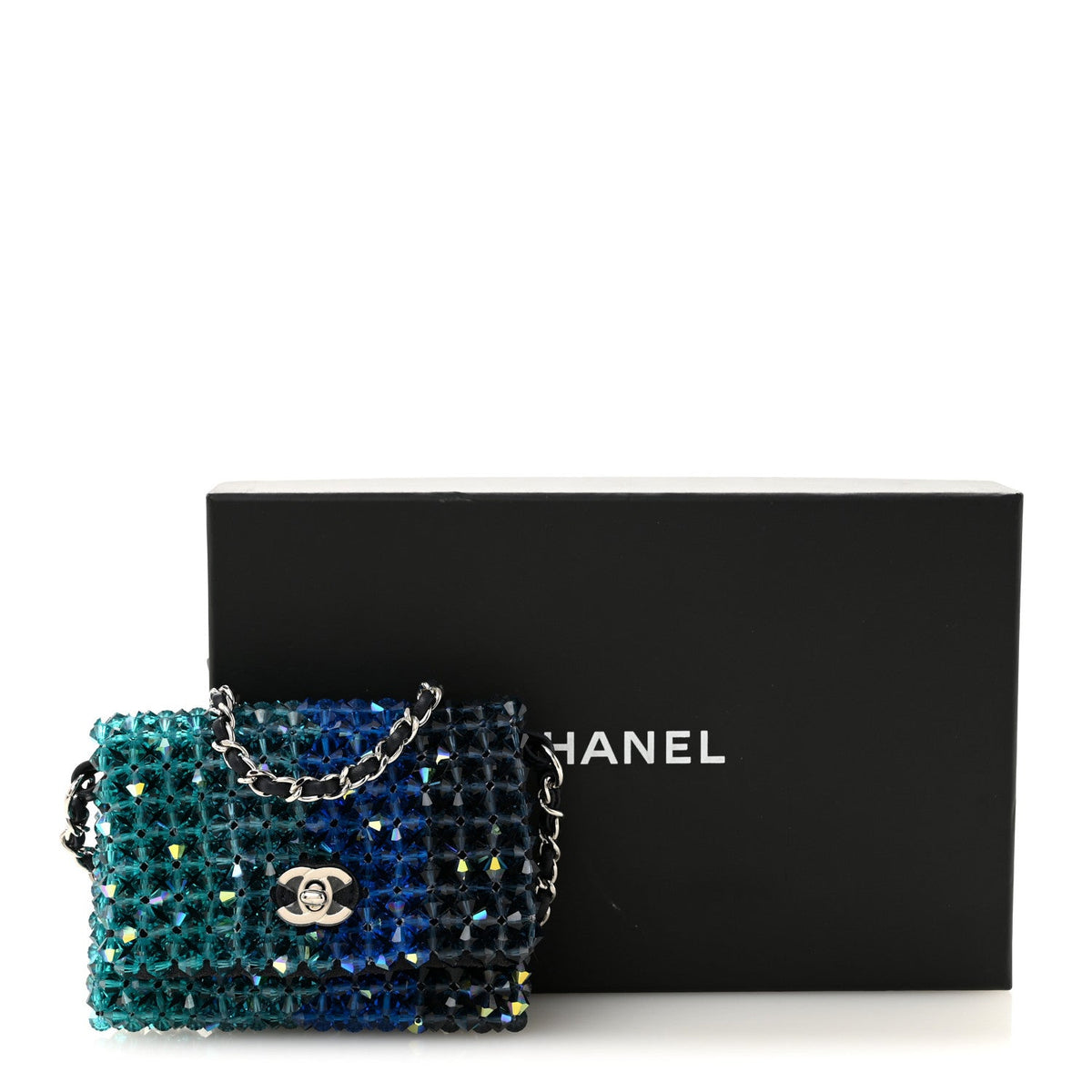 Mini Flap Shoulder Bag - Blue