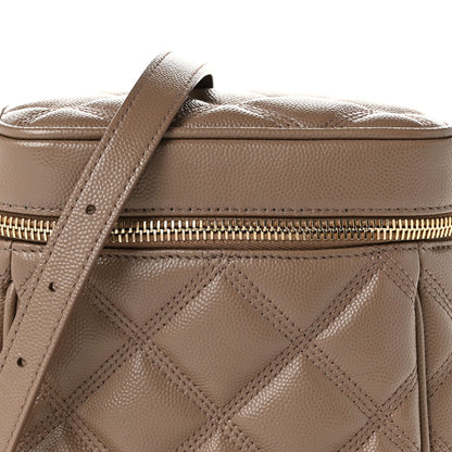 Quilted Handbag - Beige