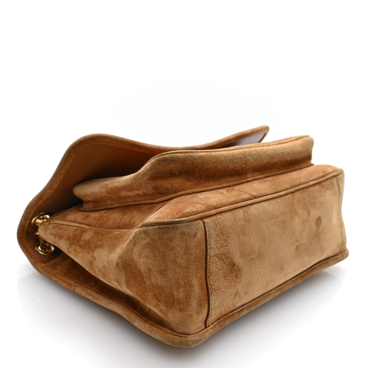 Medium Suede Satchel Bag