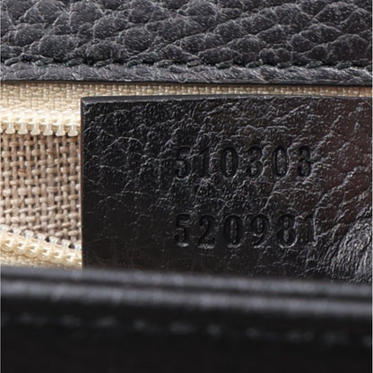 Calfskin Shoulder Bag - Black