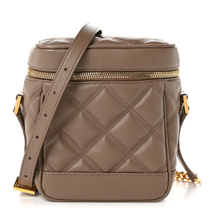 Quilted Handbag - Beige