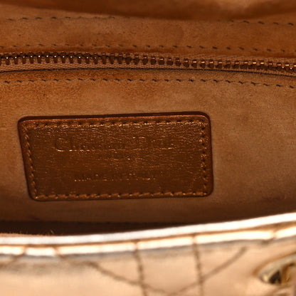 Small Lambskin Handbag - Gold
