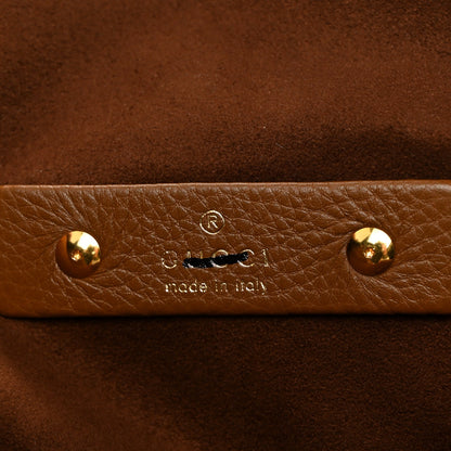 Maxi Calfskin Shoulder Bag - Brown
