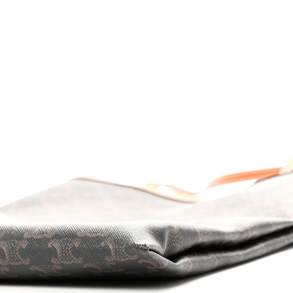 Calfskin Canvas Tote Bag