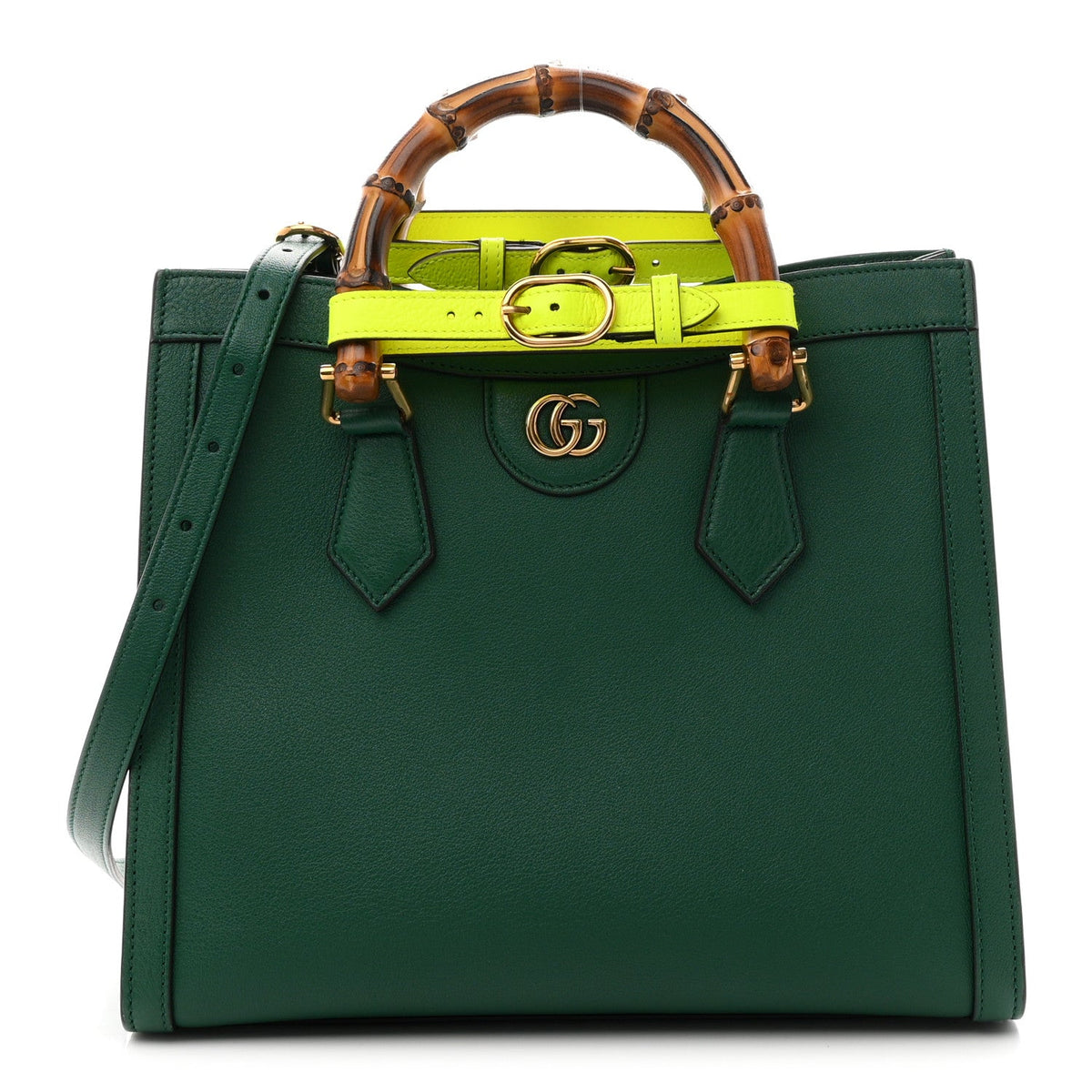 Small Calfskin Tote Bag - Green