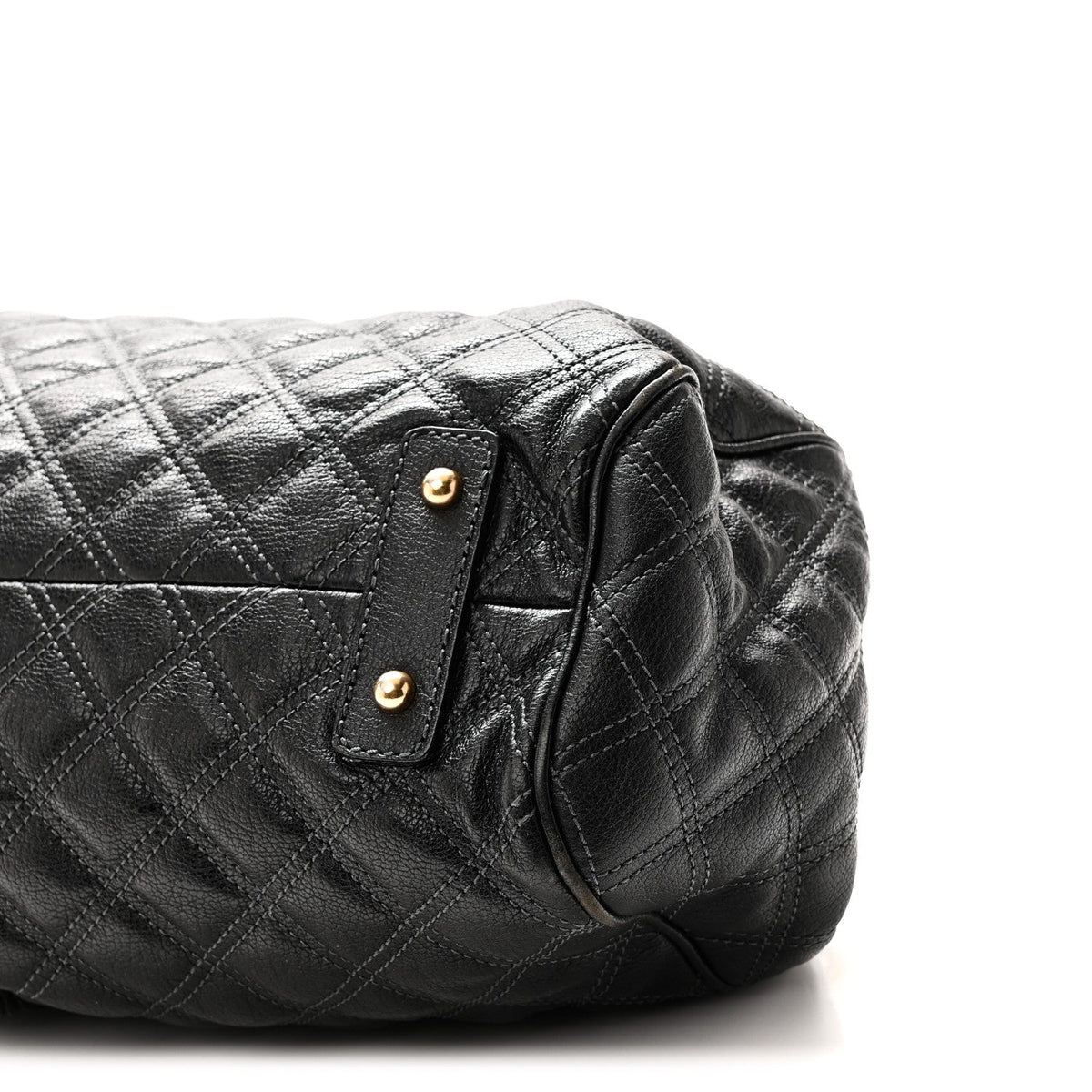 Quilted Calfskin Handbag - Black