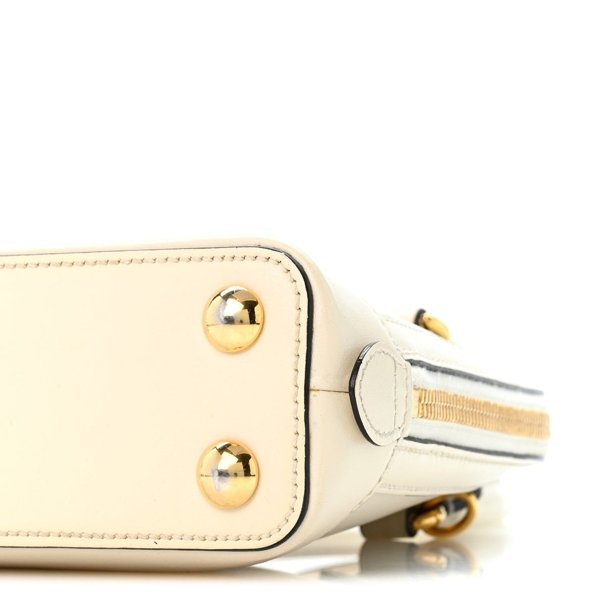 Mini Calfskin Handbag - White