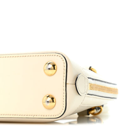 Mini Calfskin Handbag - White