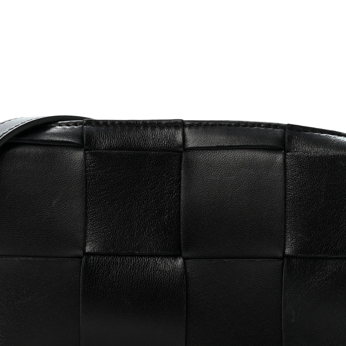 Maxi Lambskin Crossbody Bag - Black