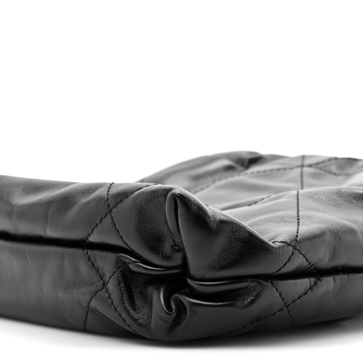 Mini Quilted Calfskin Handbag - Black