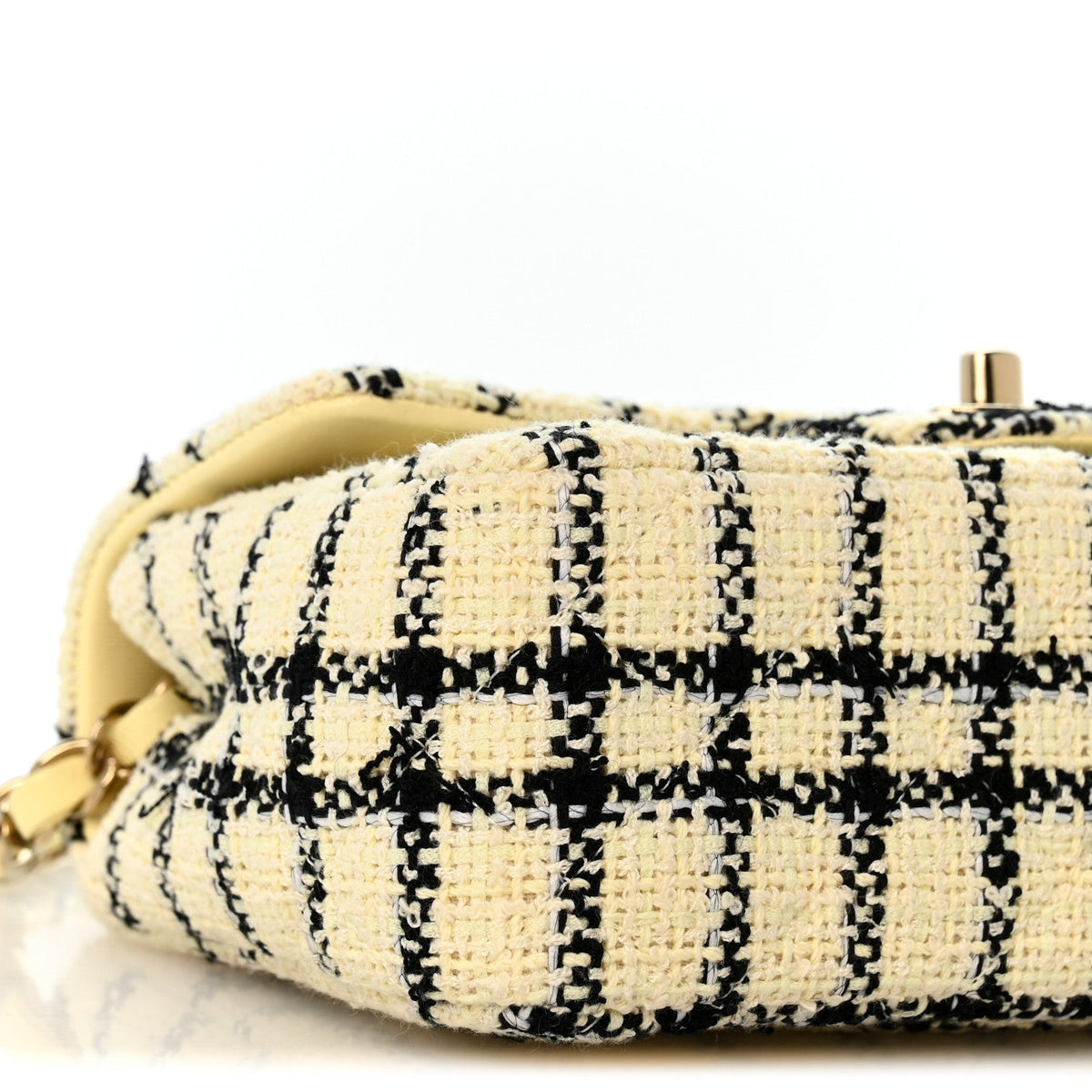 Mini Quilted Flap Shoulder Bag - Tan