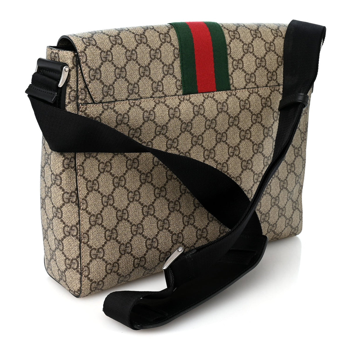 Flap Shoulder Bag - Black