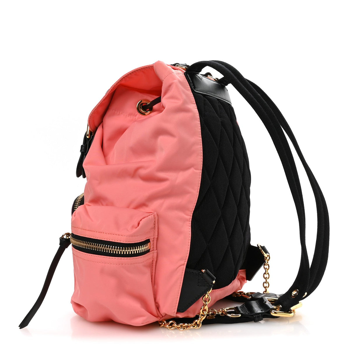 Medium Nylon Backpack - Pink