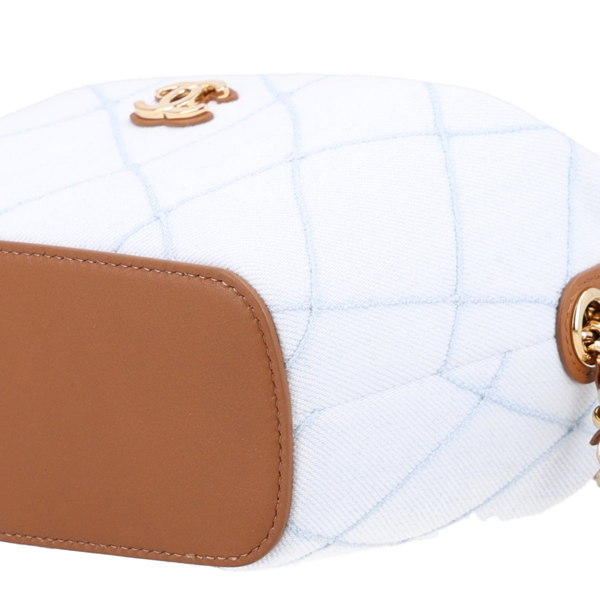 Quilted Calfskin Handbag - Blue