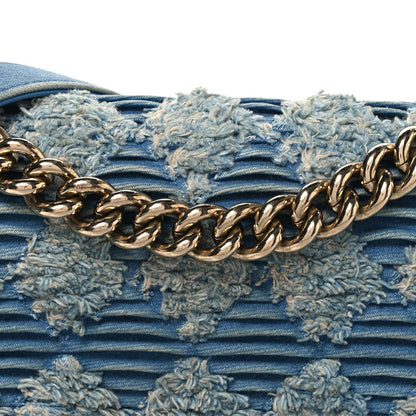 Medium Flap Shoulder Bag - Light Blue