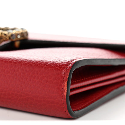 Mini Calfskin Wallet Bag - Red