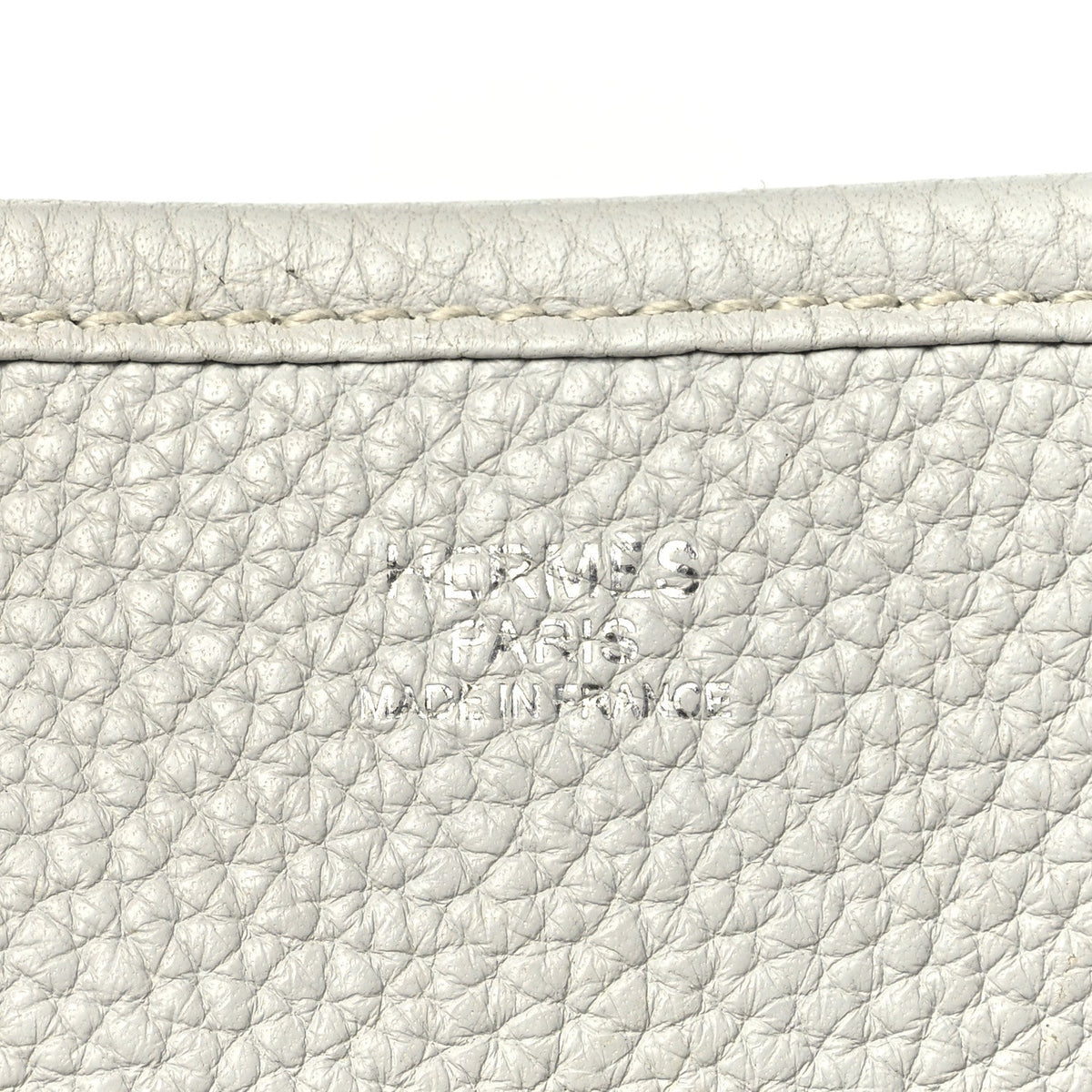 Taurillon Clemence Evelyne Iii Pm Gris P Handbag