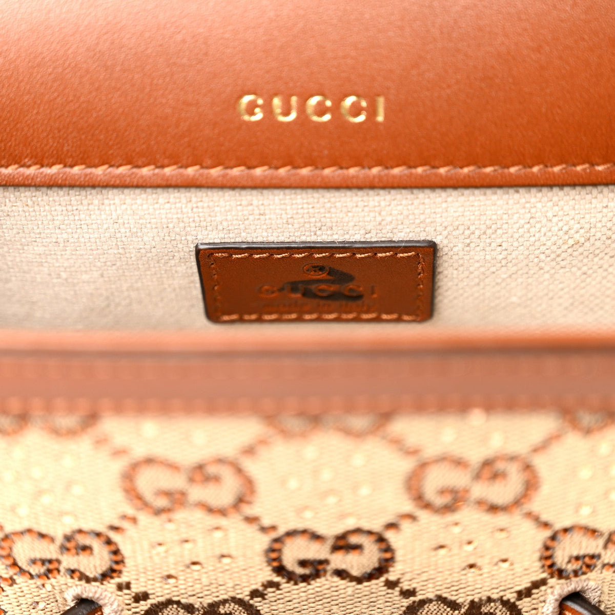 Mini Calfskin Canvas Shoulder Bag