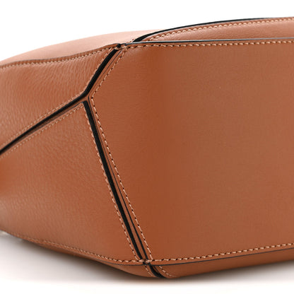 Small Calfskin Handbag - Tan