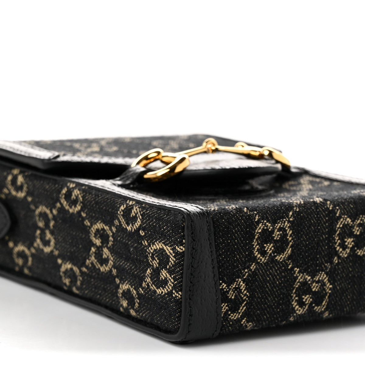 Mini Calfskin Crossbody Bag - Black
