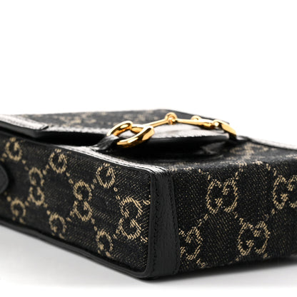 Mini Calfskin Crossbody Bag - Black