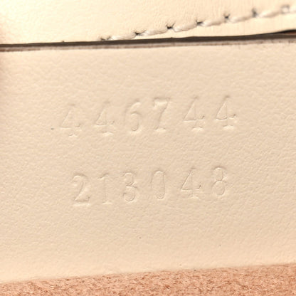 Mini Calfskin Shoulder Bag - White
