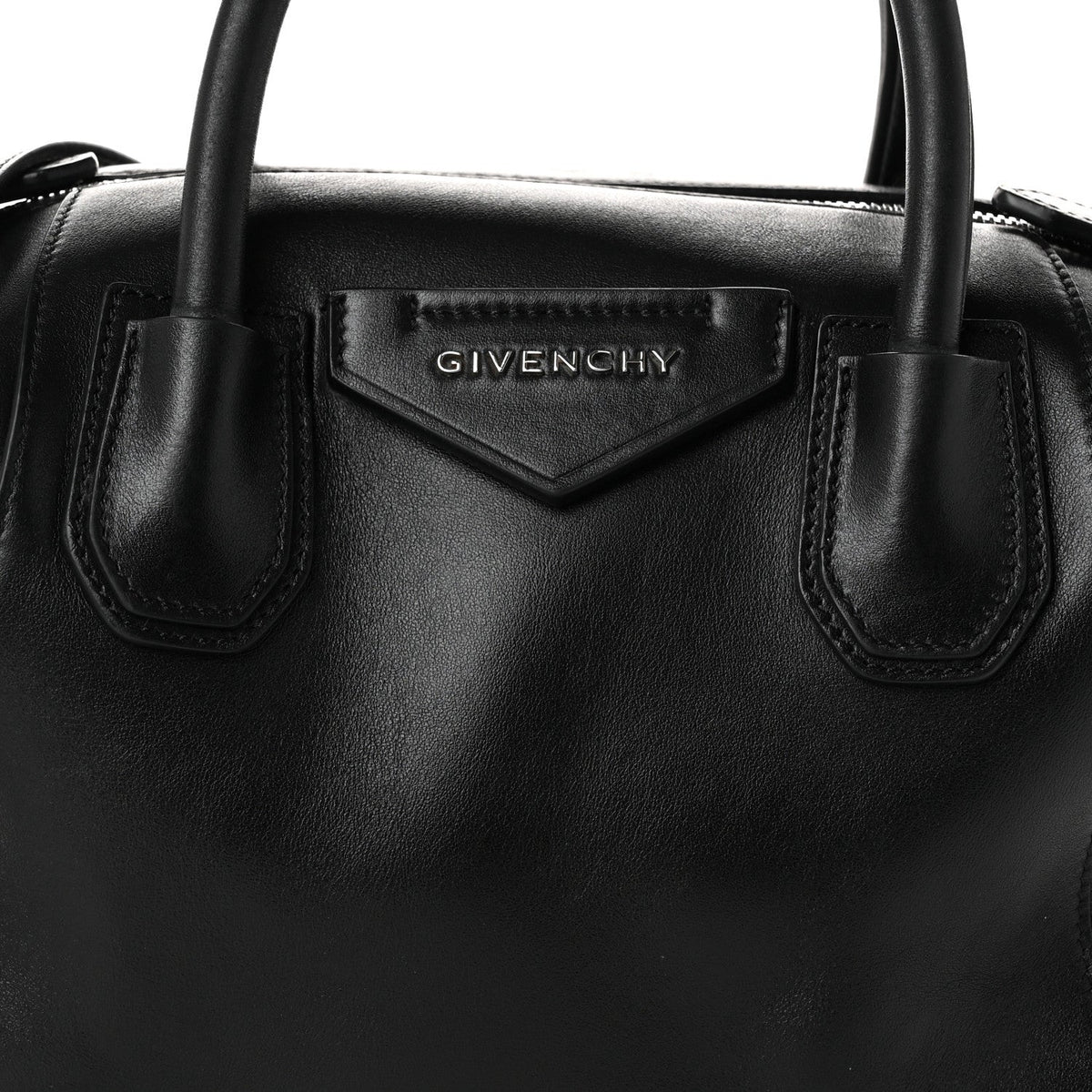 Small Calfskin Handbag - Black