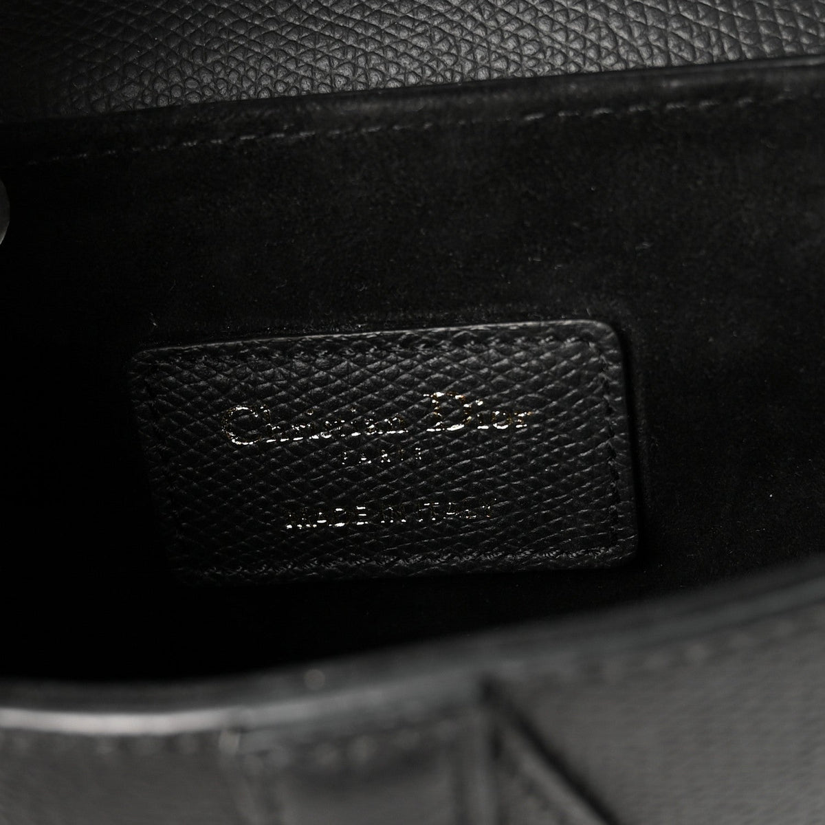 Mini Calfskin Handbag - Black