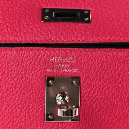 Togo Kelly Retourne 25 Rose Mexico Handbag