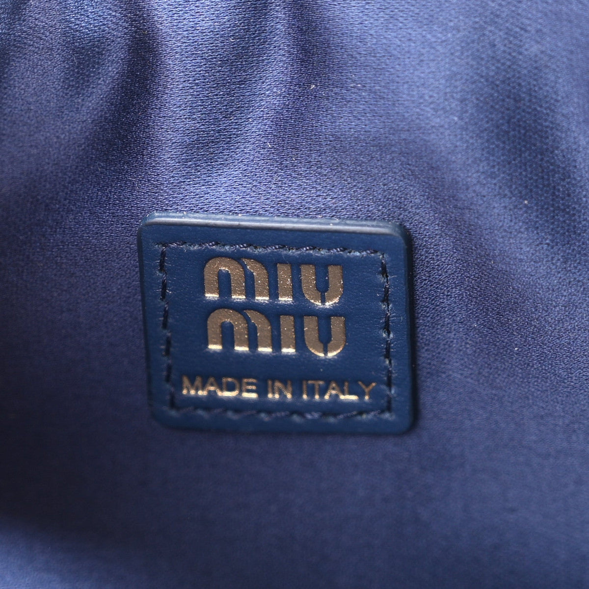 Mini Calfskin Handbag - Blue