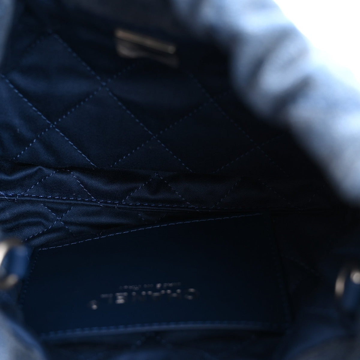 Mini Quilted Handbag - Blue
