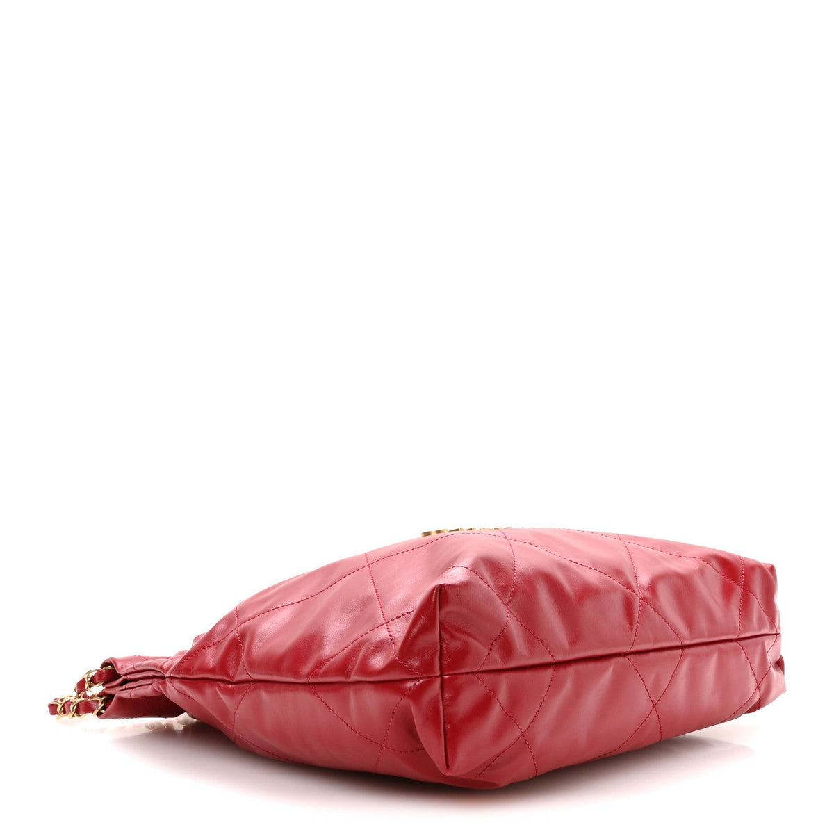 Small Quilted Calfskin Handbag - Red