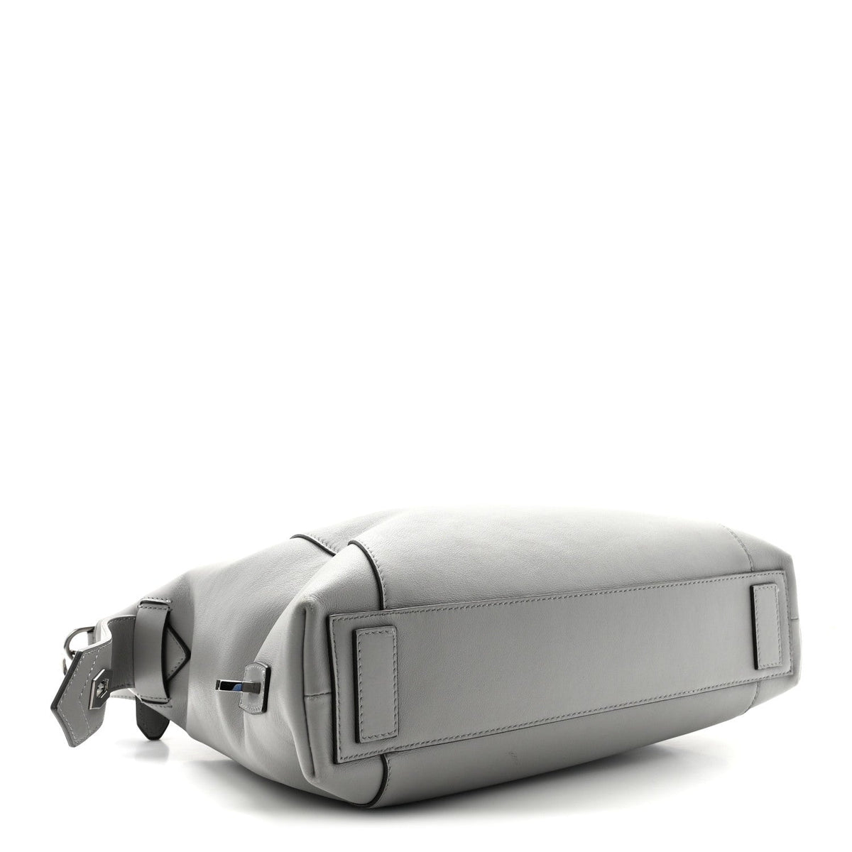 Small Calfskin Handbag - Grey