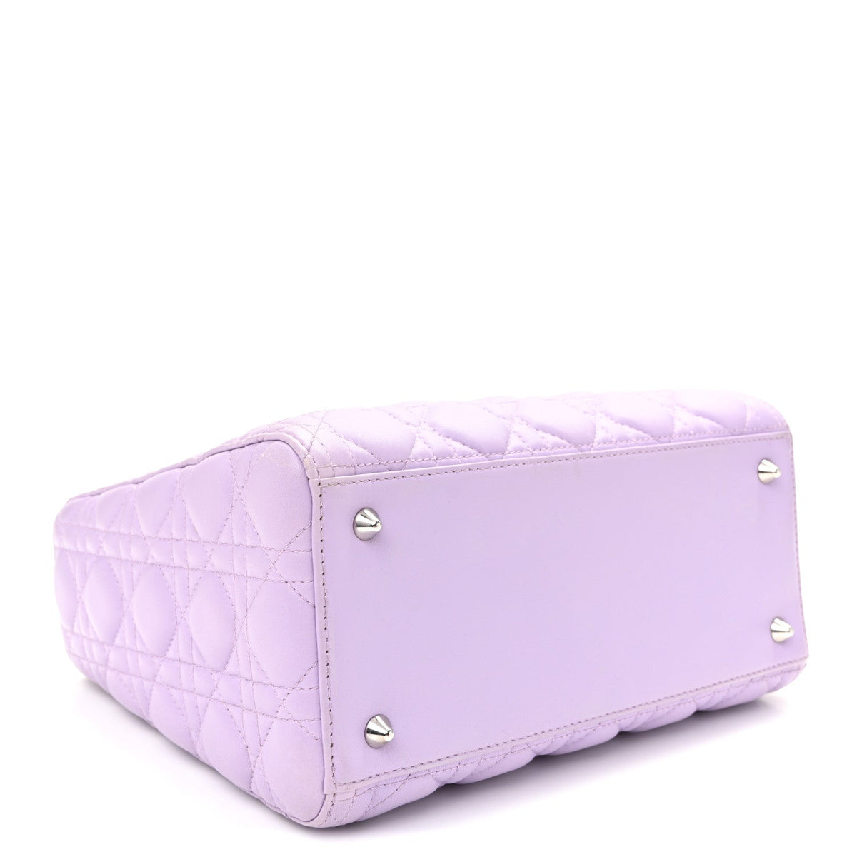 Medium Lambskin Handbag - Purple
