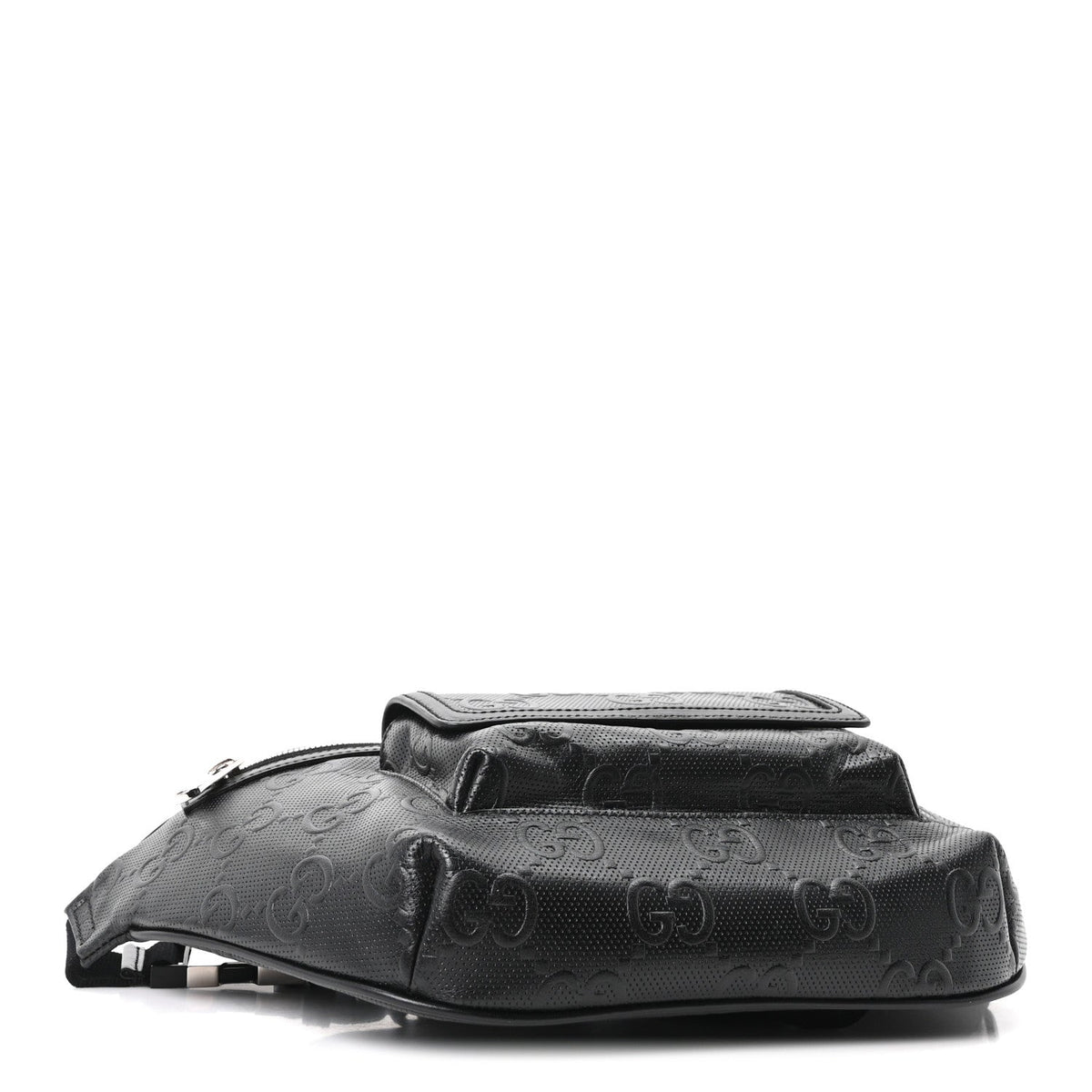 Calfskin Belt Bag - Black