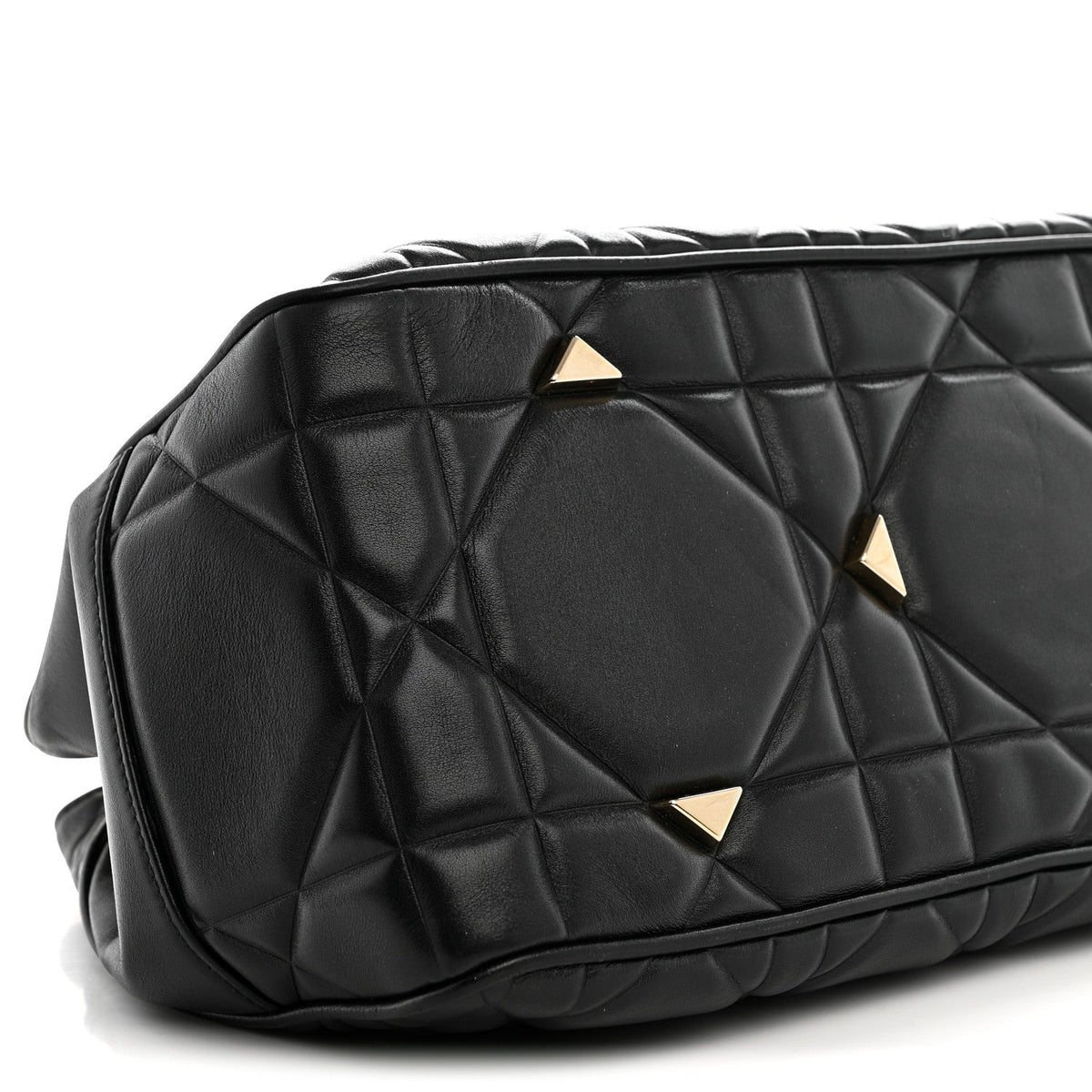 Large Calfskin Handbag - Black