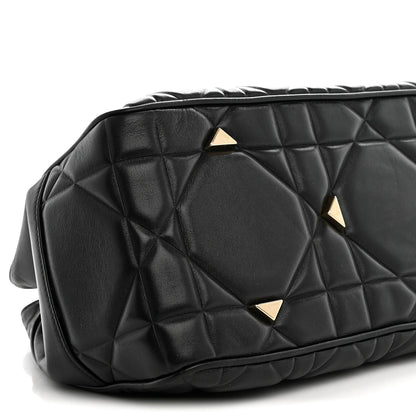 Large Calfskin Handbag - Black