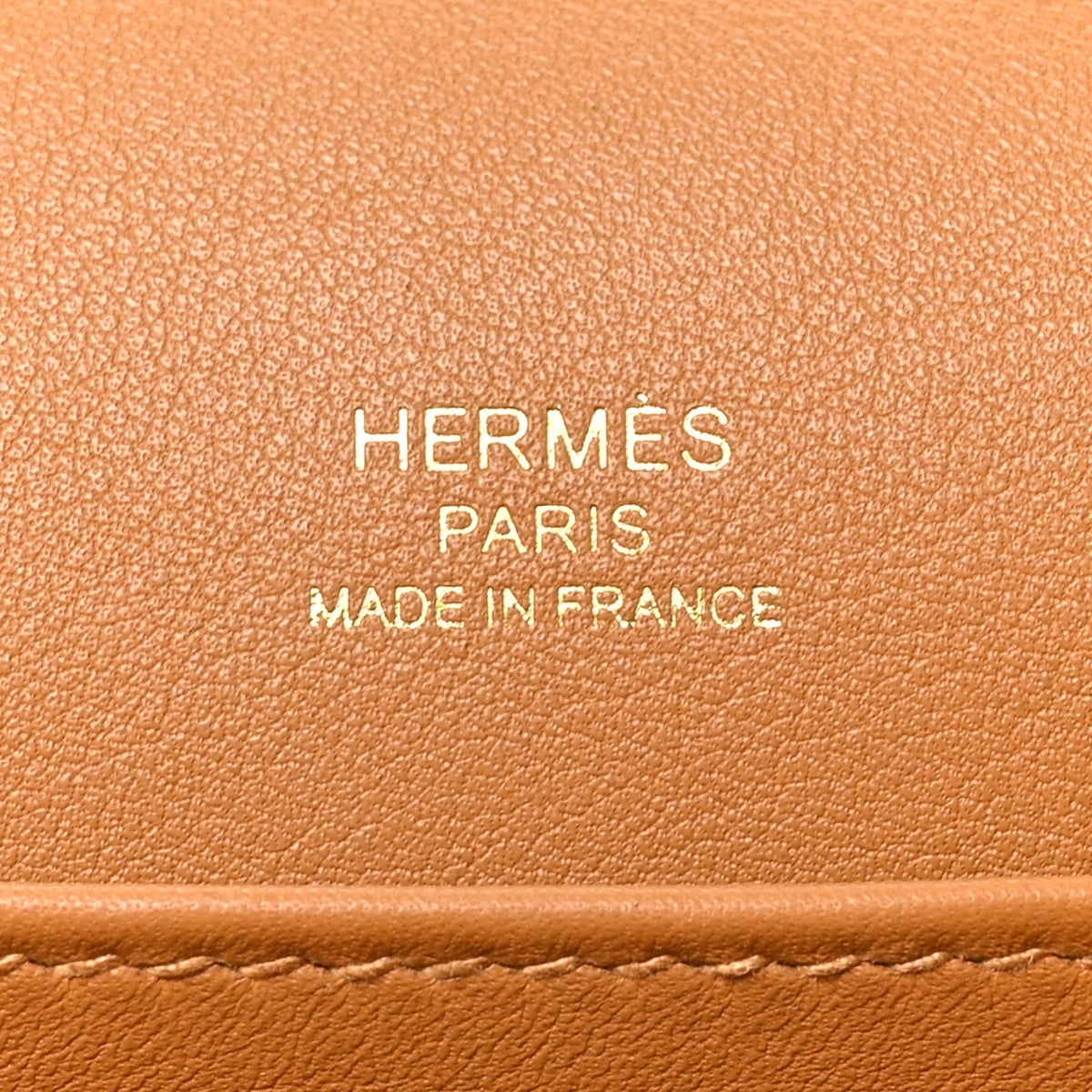 Chevre Mysore Geta Caramel Handbag