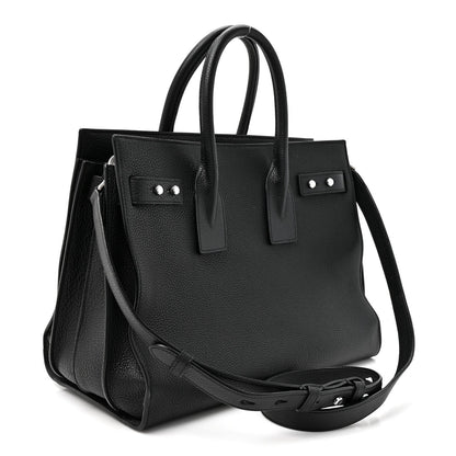 Small Calfskin Handbag - Black