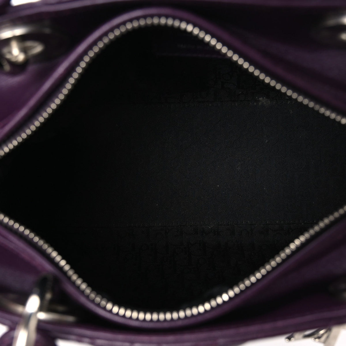 Medium Lambskin Handbag - Purple