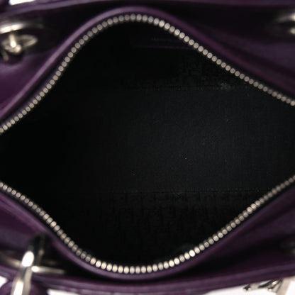 Medium Lambskin Handbag - Purple