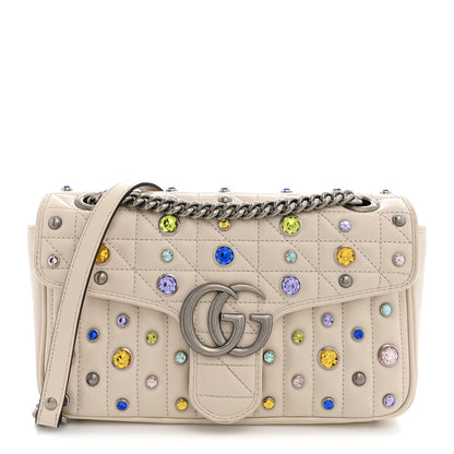 Small Calfskin Shoulder Bag - White