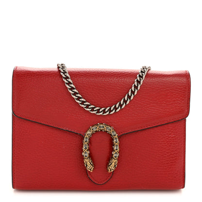 Mini Calfskin Wallet Bag - Red