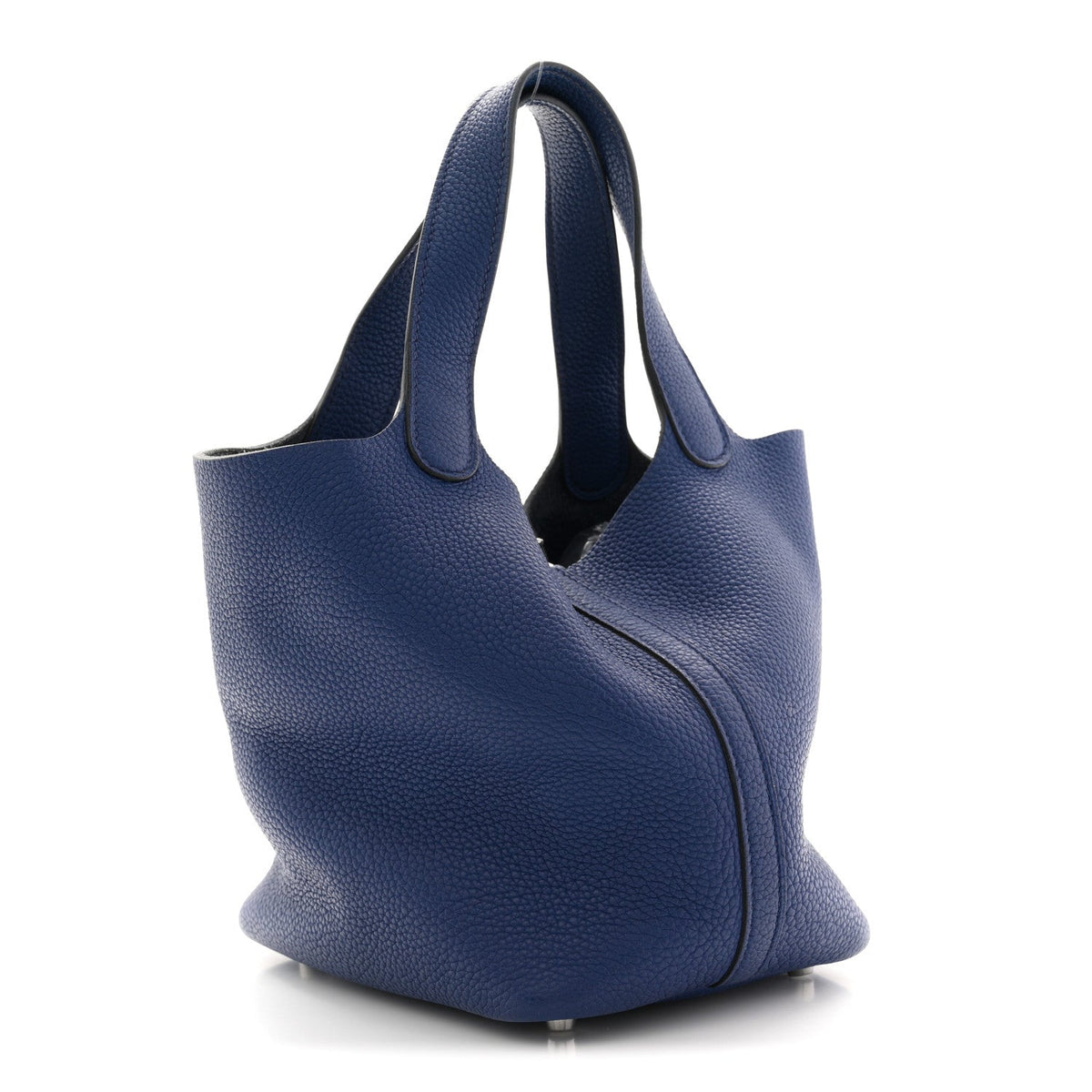 Taurillon Clemence Picotin Lock 18 Pm Bl Handbag