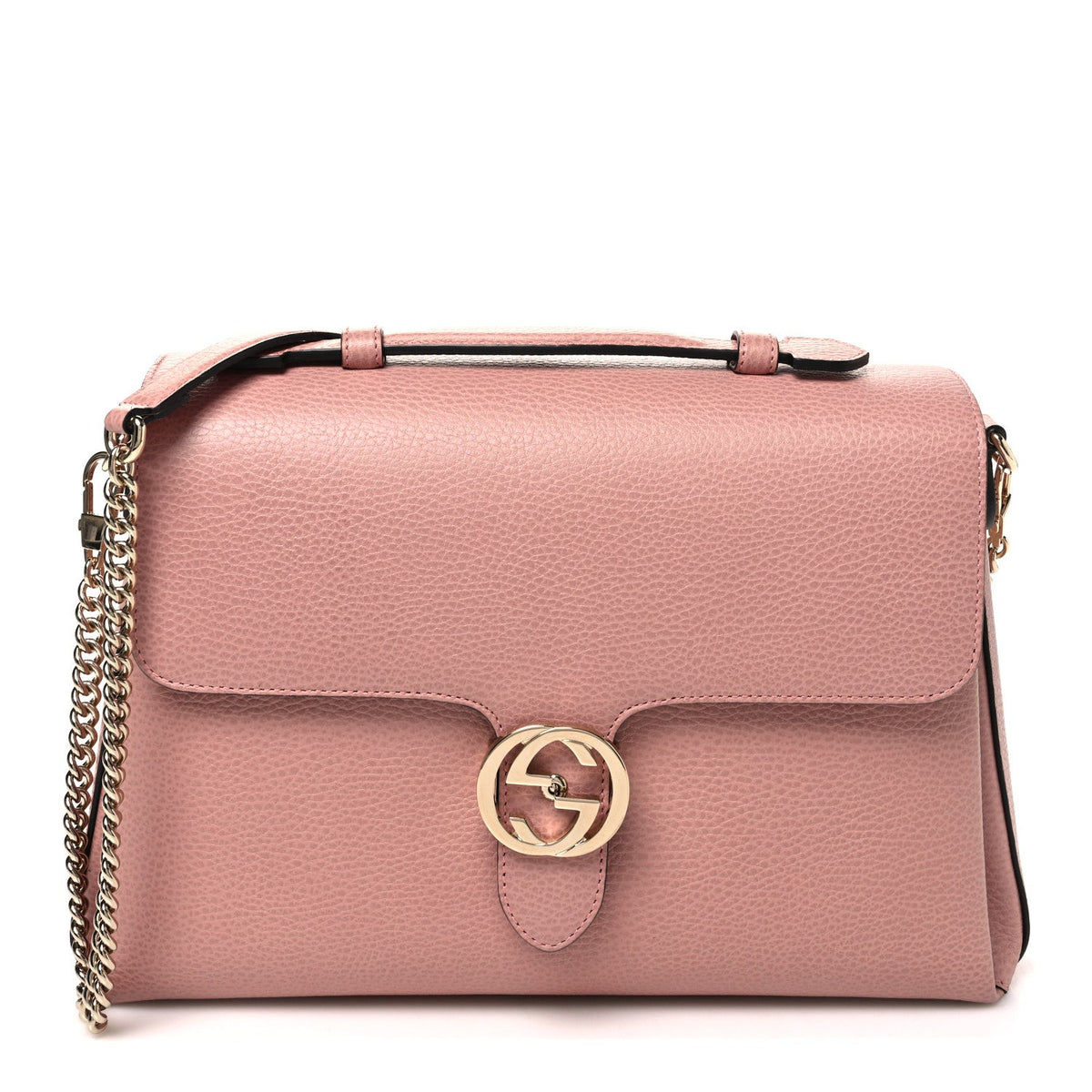 Medium Calfskin Shoulder Bag - Pink