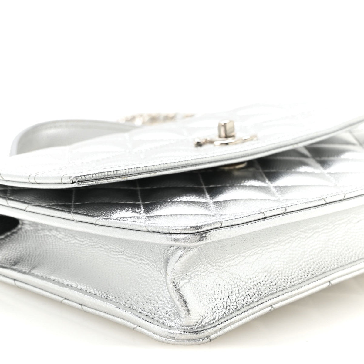Quilted Caviar Wallet Bag