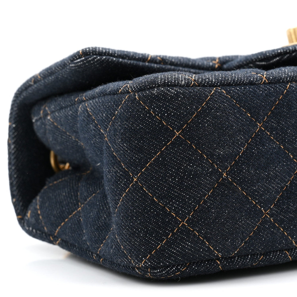 Mini Quilted Flap Shoulder Bag - Tan