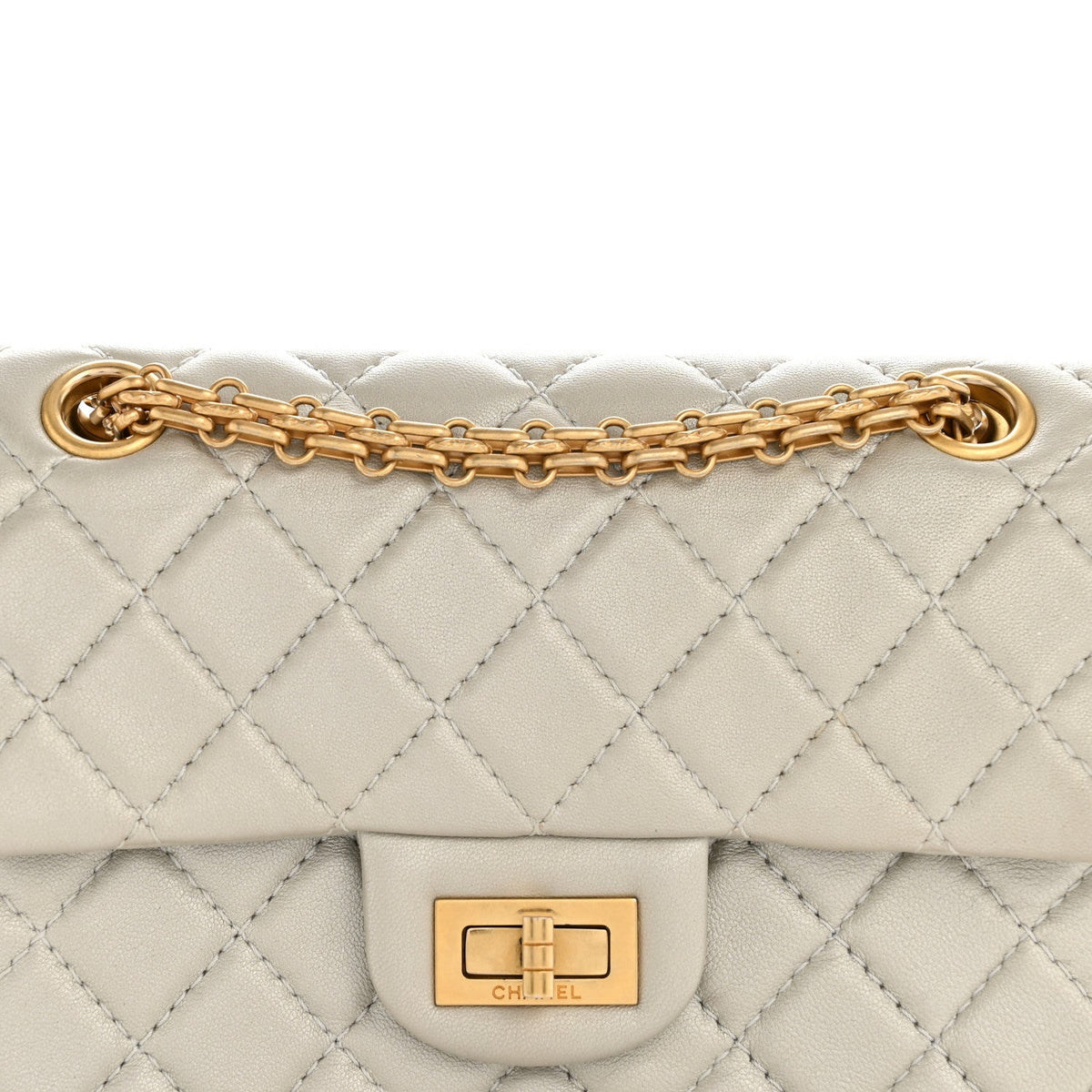 Mini Quilted Goatskin Flap Shoulder Bag
